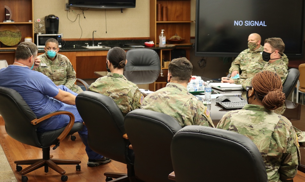 Task Force Medical command team visit Starr County Memorial Hospital