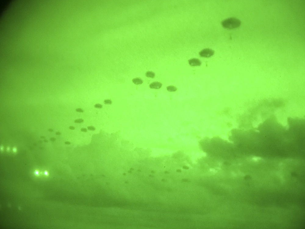 82nd Airborne Division Paratroopers execute Operation Panther Storm