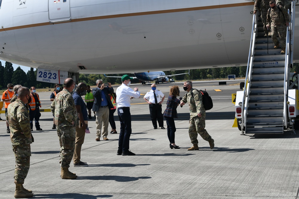 Oregon Army National Citizen-Soldiers Return From Deployment