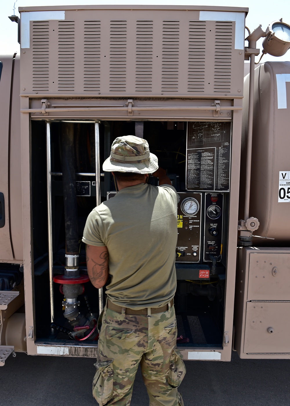 Prince Sultan POL Airmen fuel up UH-60