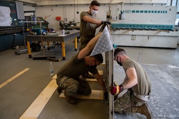 Structures metal shop aids EAEF COVID-19 mission