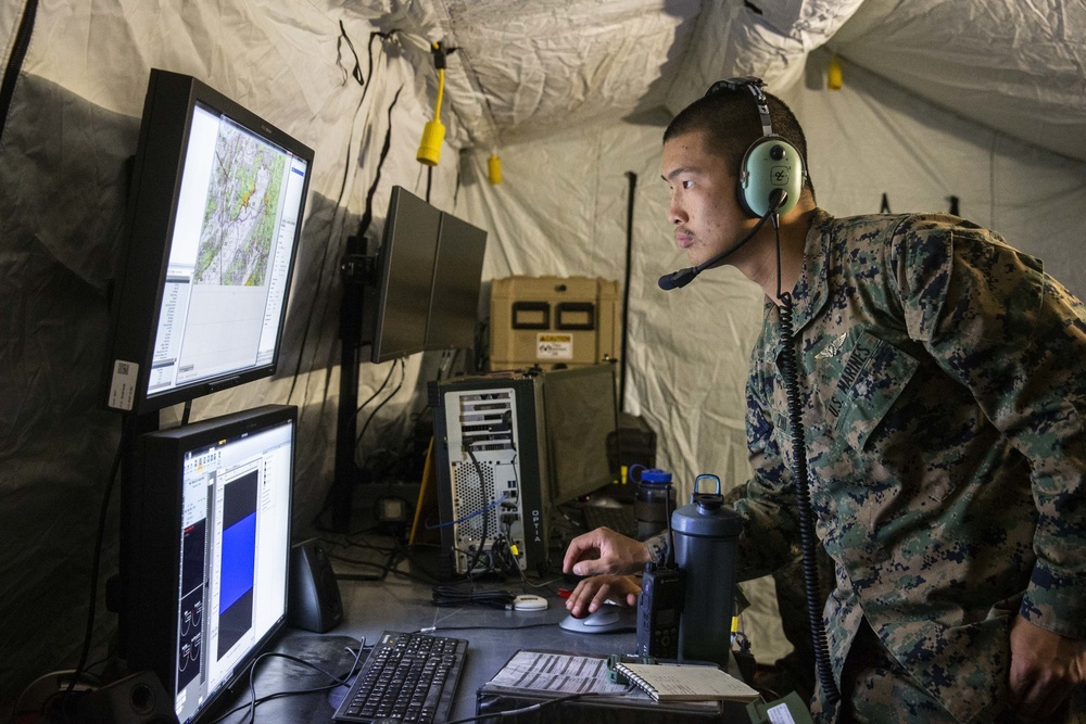 Marines deploy RQ-21A in support of Air Force bomber training