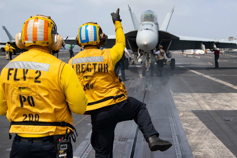 USS Nimitz conducts flight operations