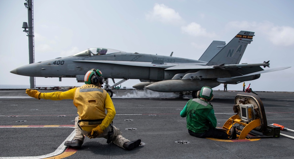 USS Nimitz conducts flight operations