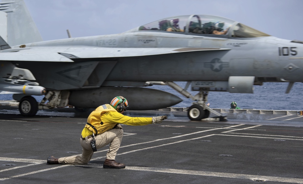 USS Nimitz conducts flight operations