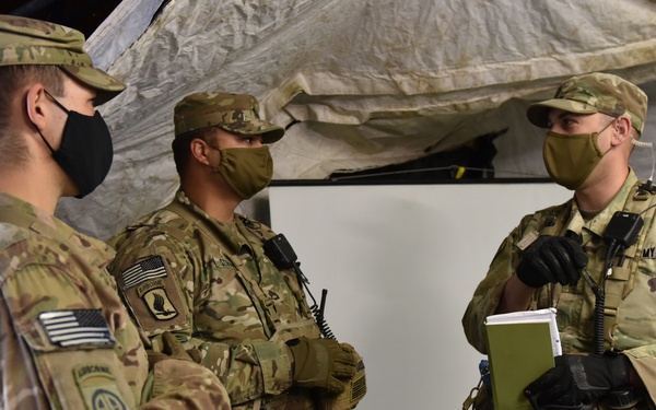 GDRP-T Soldiers prepare for mission with JMRC O/C-T teams