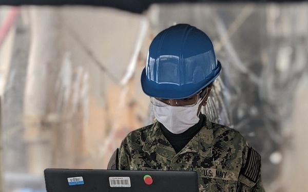 NSWCPD’s Advanced Damage Control Team Delivers Software to Help Mitigate the Spread of COVID-19 in the Fleet