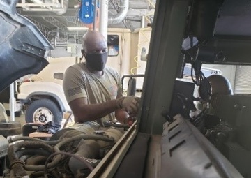 803rd Quartermaster mechanics prepare for annual training