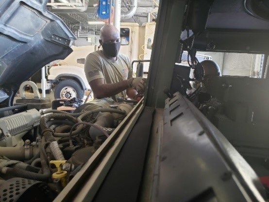 803rd Quartermaster mechanics prepare for annual training