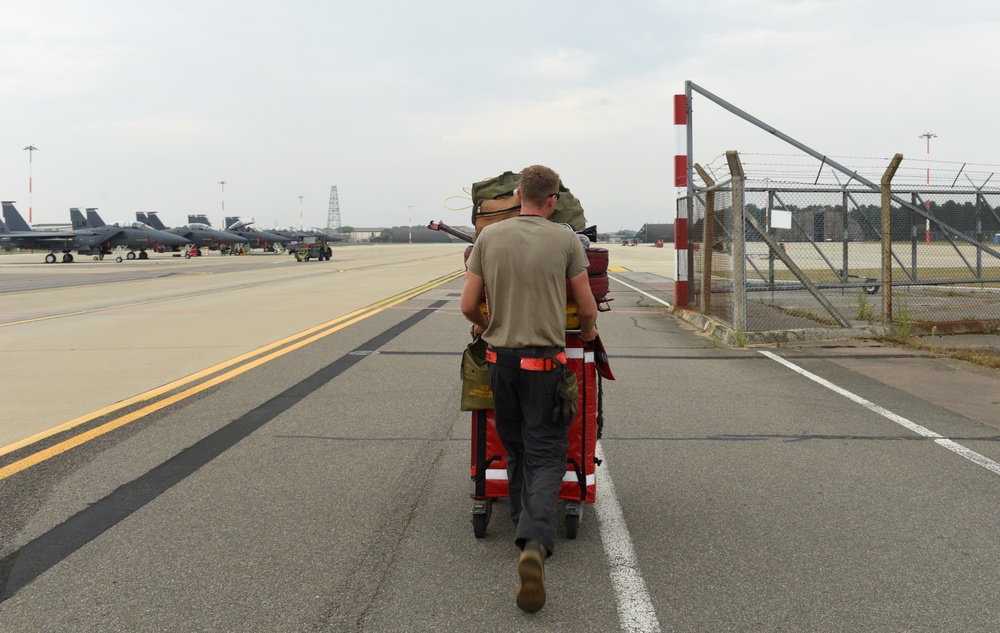 RAF Lakenheath F-15s make room for F-35A arrival