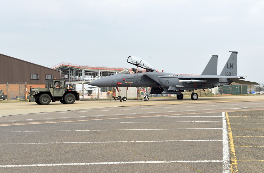 RAF Lakenheath F-15s make room for F-35A arrival