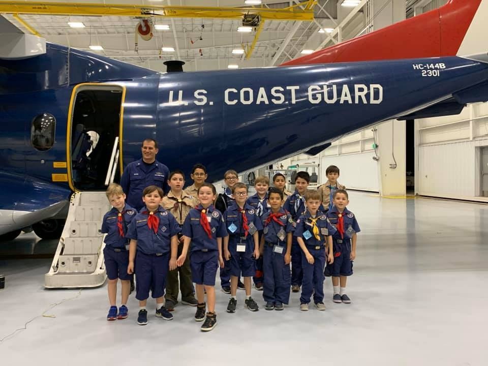 Boy Scout Pack 11 Tours Sector/Air Station Corpus Christi
