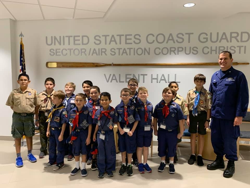 Boy Scout Pack 11 Tours Sector/Air Station Corpus Christi