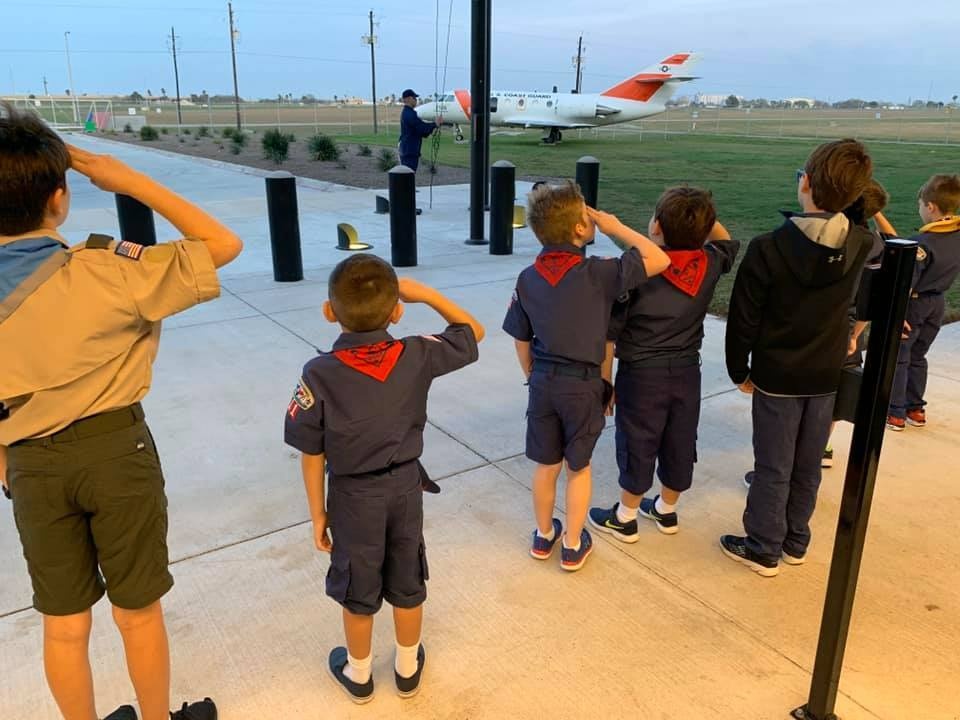Boy Scout Pack 11 Tours Sector/Air Station Corpus Christi