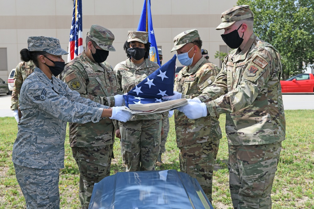 78th Air Base Wing Honor Guard Interment Training
