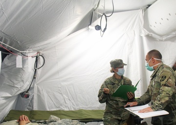 228th CSH trains at Fort McCoy