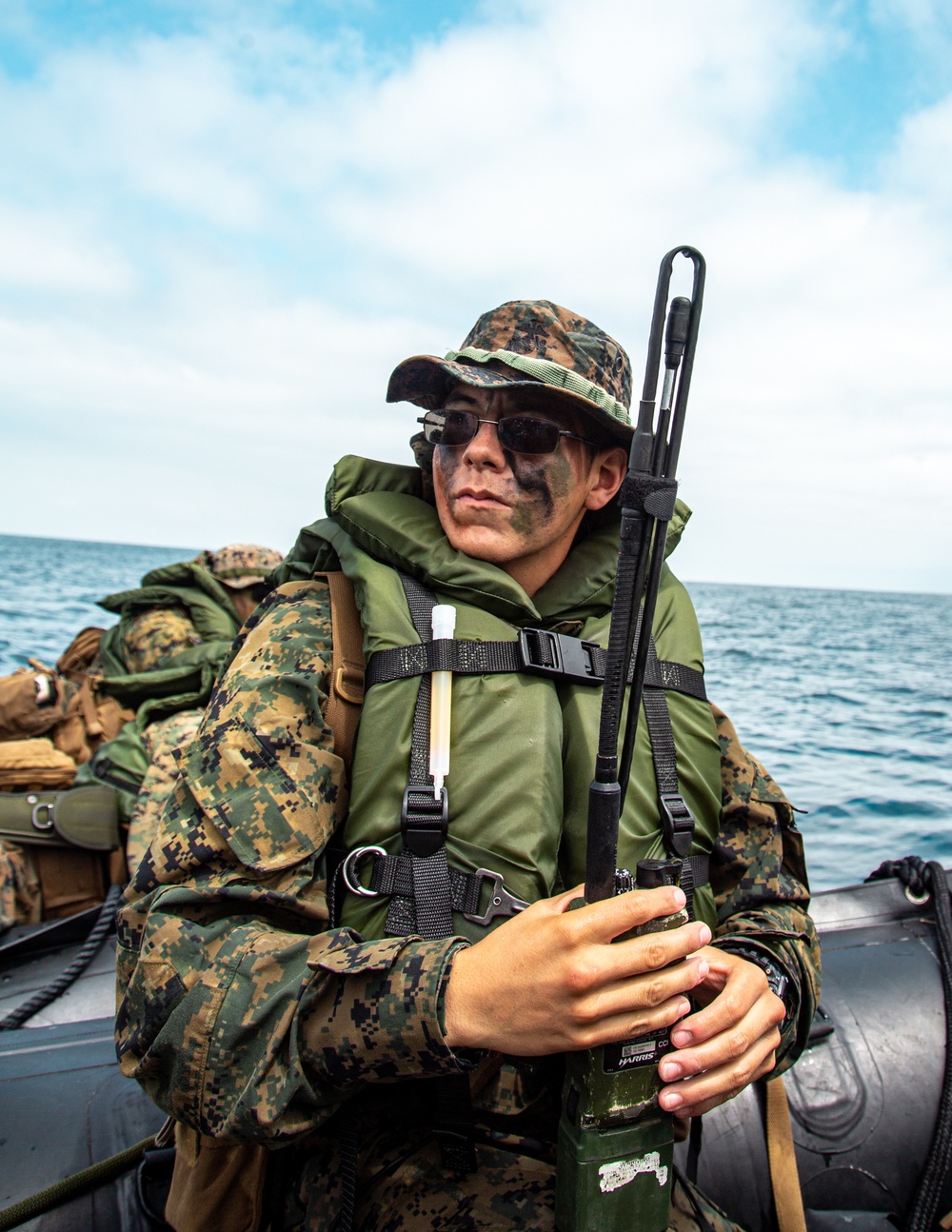 USS San Diego Marines, Sailors conduct small boat raid