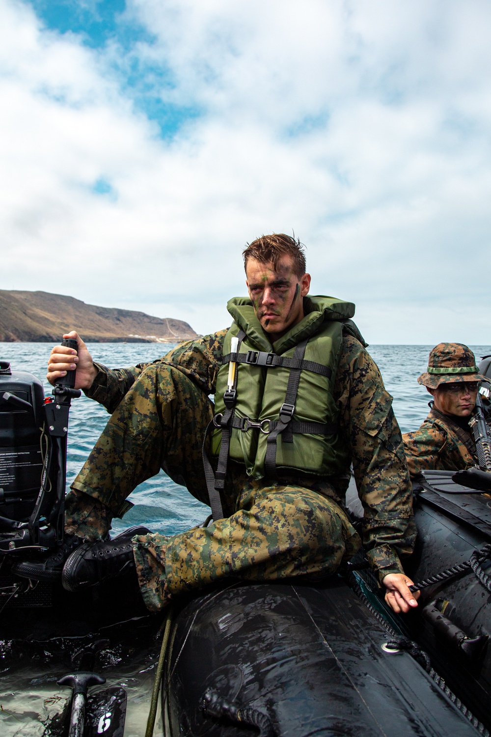 USS San Diego Marines, Sailors conduct small boat raid