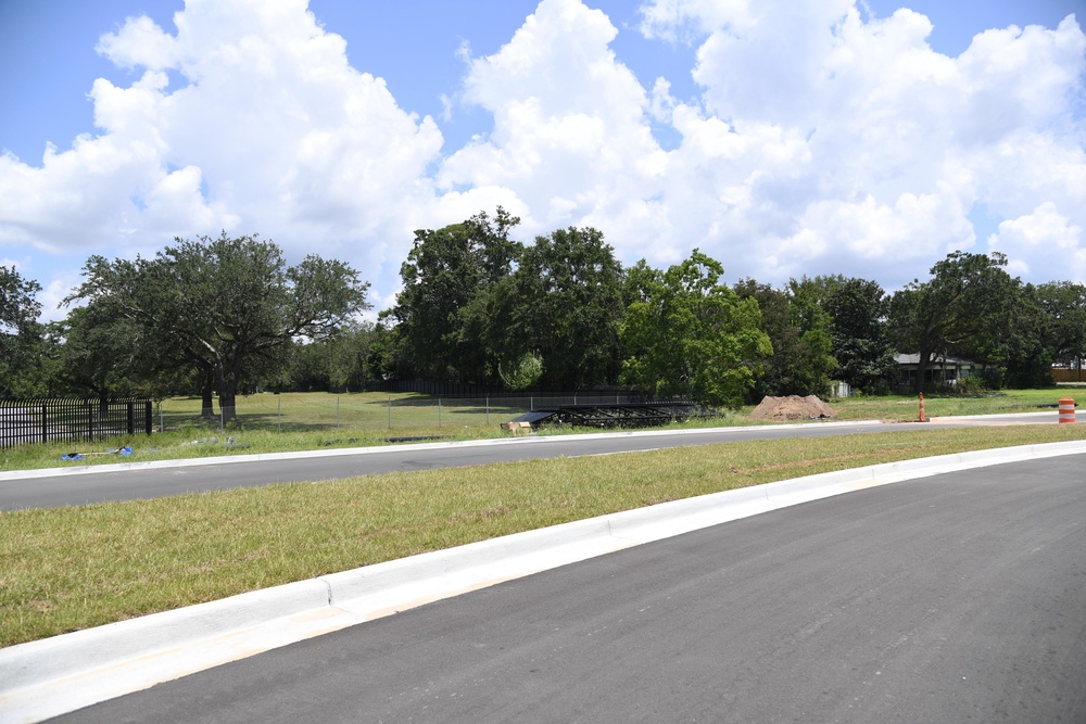 New Division Street Gate entrance construction update