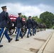 Modified Military Funeral Honors With Funeral Escort Are Conducted For U.S. Army Cpl. Ralph Cale in Section 60