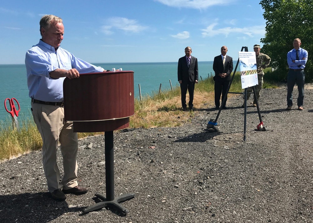 USACE- Buffalo District hosts ceremony to celebrate project completion in Lake County, OH