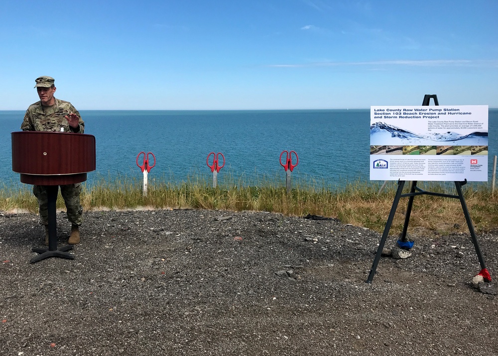 USACE- Buffalo District hosts ceremony to celebrate project completion in Lake County, OH