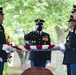 Modified Military Funeral Honors With Funeral Escort Are Conducted For U.S. Army Cpl. Ralph Cale in Section 60