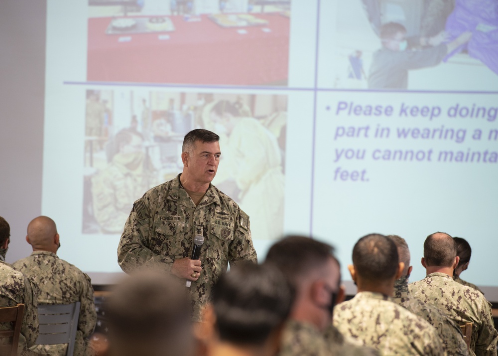 Camp Lemonnier Leadership Speaks to CRS-10