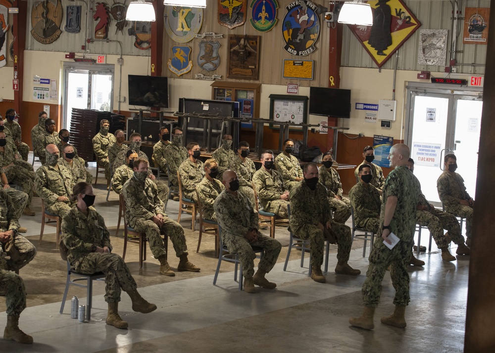 Camp Lemonnier Leadership Speaks to CRS-10