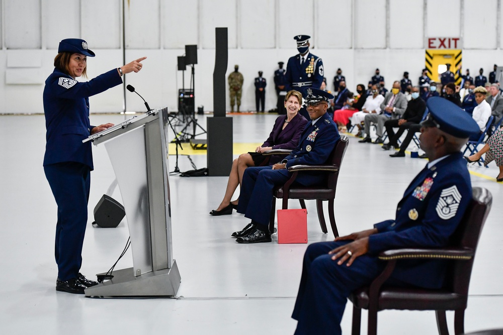 CMSAF Transfer of Responsiblility Ceremony