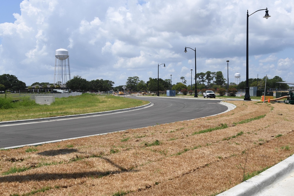 New Division Street Gate entrance construction update