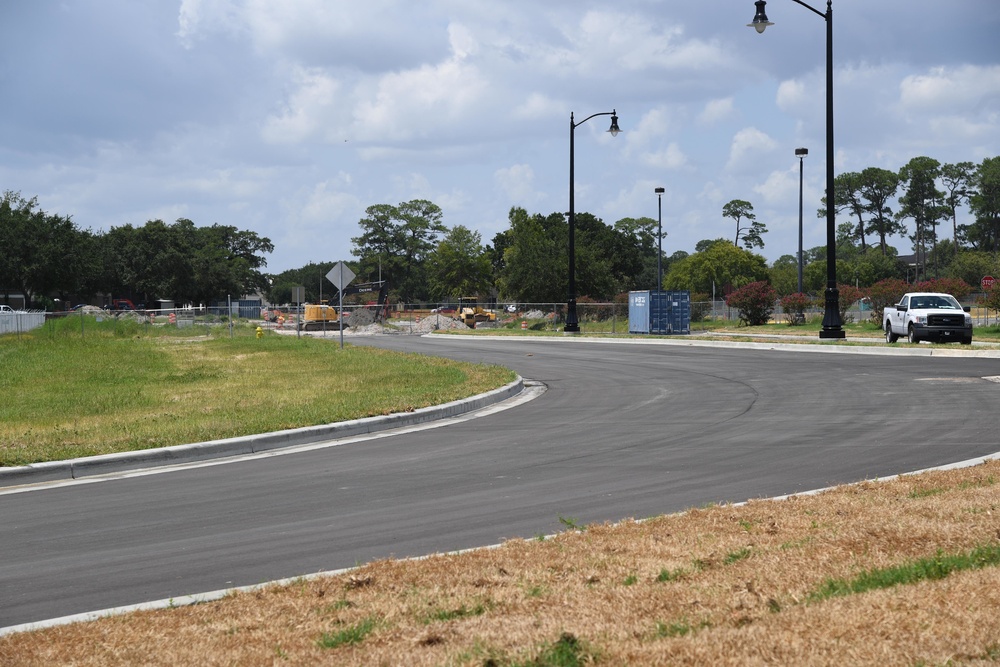 New Division Street Gate entrance construction update