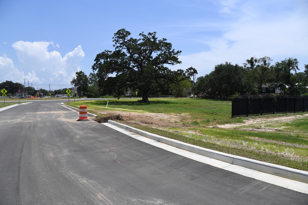 New Division Street Gate entrance construction update
