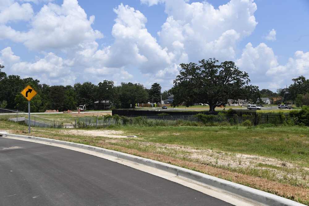 New Division Street Gate entrance construction update