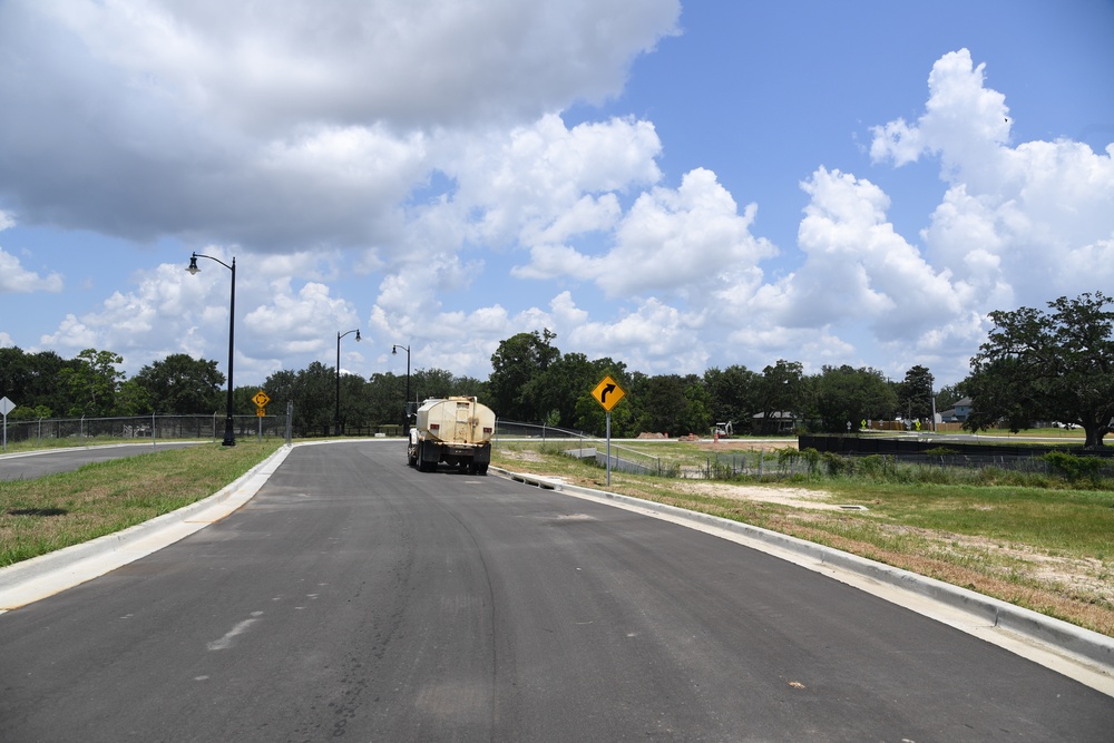 New Division Street Gate entrance construction update