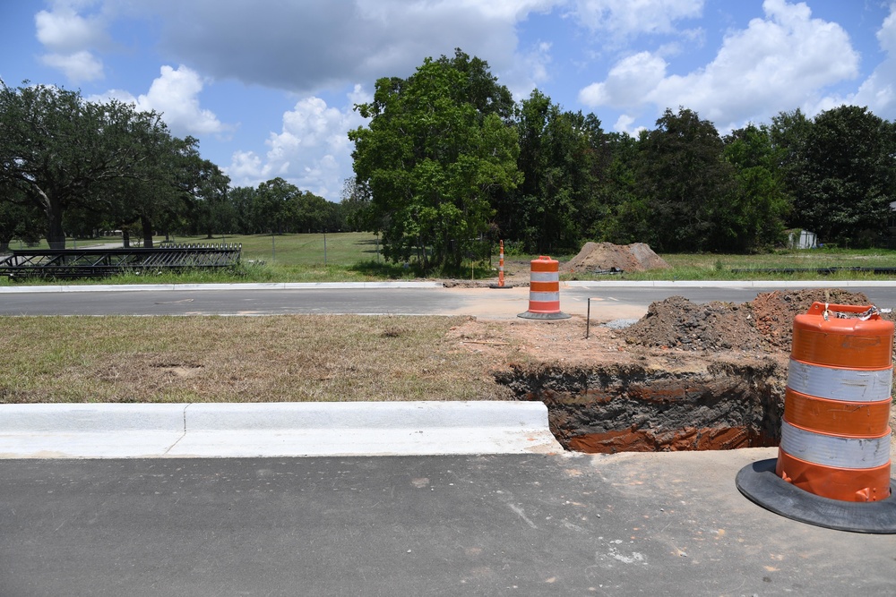 New Division Street Gate entrance construction update