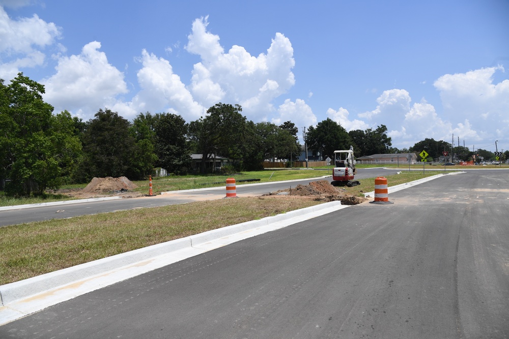 New Division Street Gate entrance construction update
