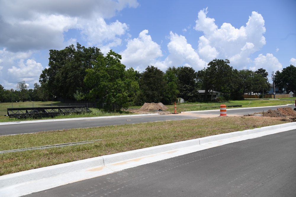 New Division Street Gate entrance construction update