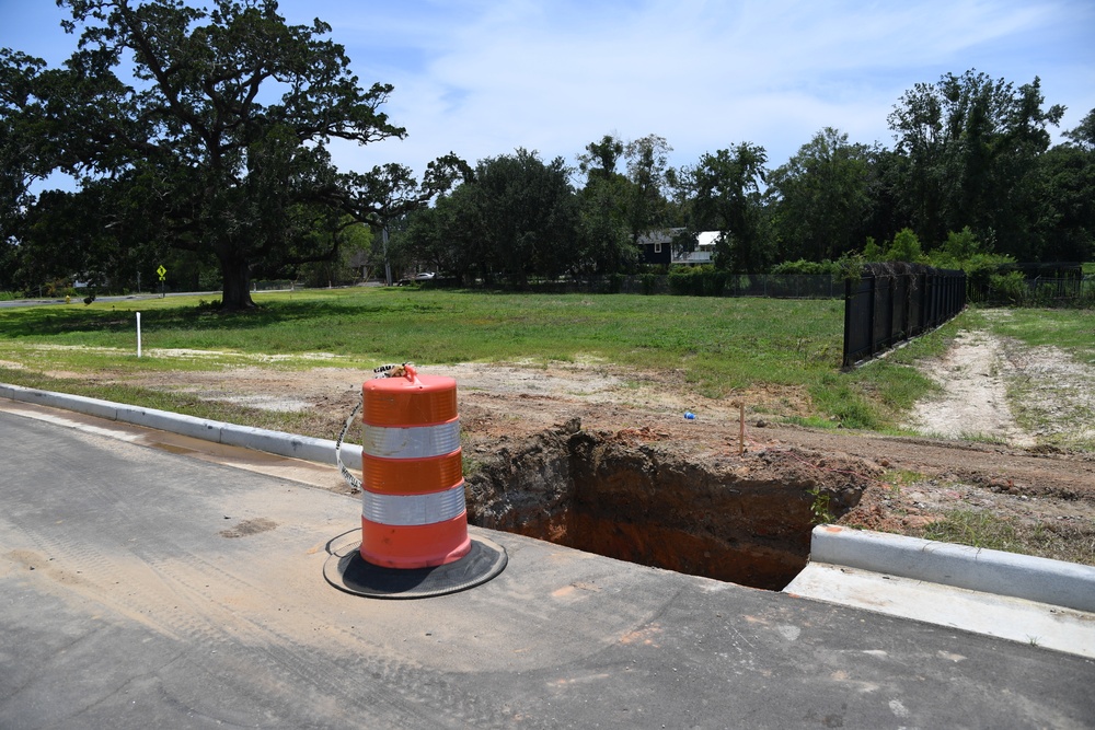 New Division Street Gate entrance construction update