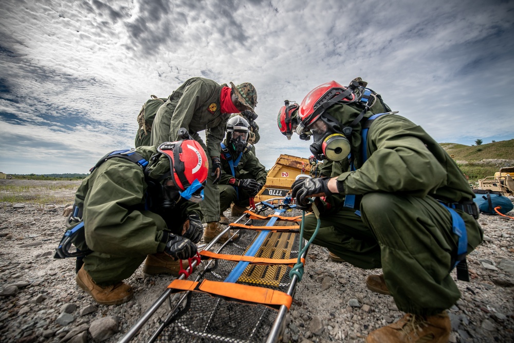 USMC CBIRF Trains at W.Va. Guard's Hobet Site