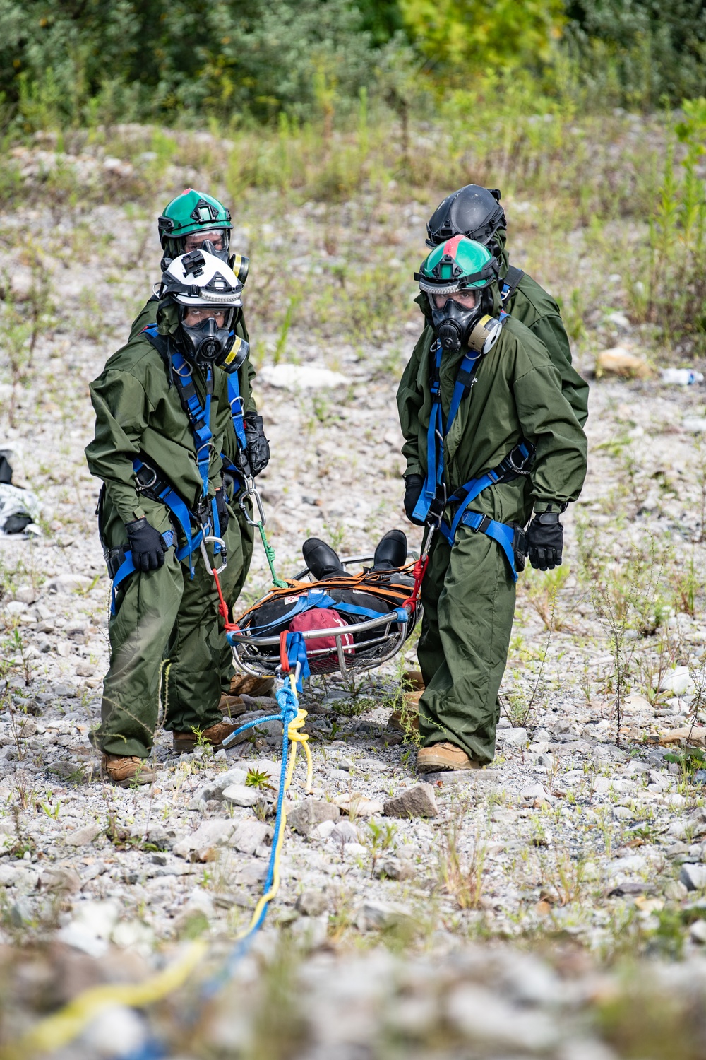 USMC CBIRF Trains at W.Va. Guard's Hobet Site