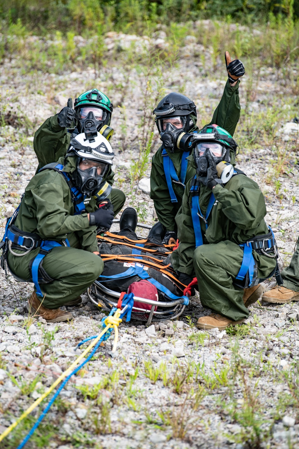 USMC CBIRF Trains at W.Va. Guard's Hobet Site