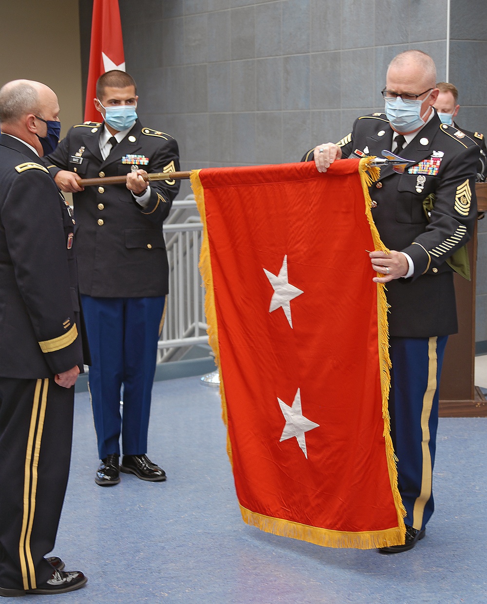 New York National Guard Major General Michel Natali receives his second star