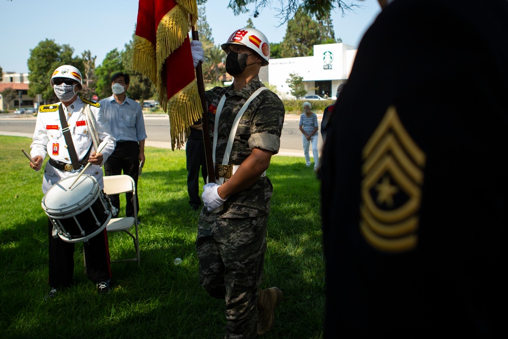 Yeager speaks at Korean War Memorial groundbreaking