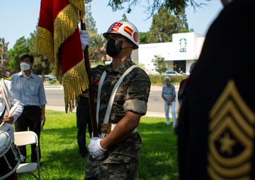 Yeager speaks at Korean War Memorial groundbreaking