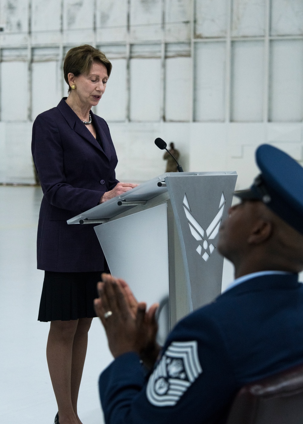 Bass assumes responsibility, Wright retires from CMSAF