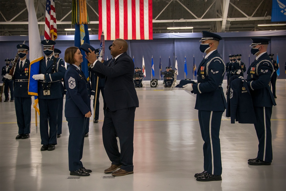 Bass assumes responsibility, Wright retires from CMSAF