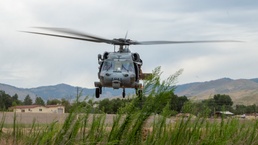 124th ASOS Trains in NEO with Navy MH-60S Helicopters