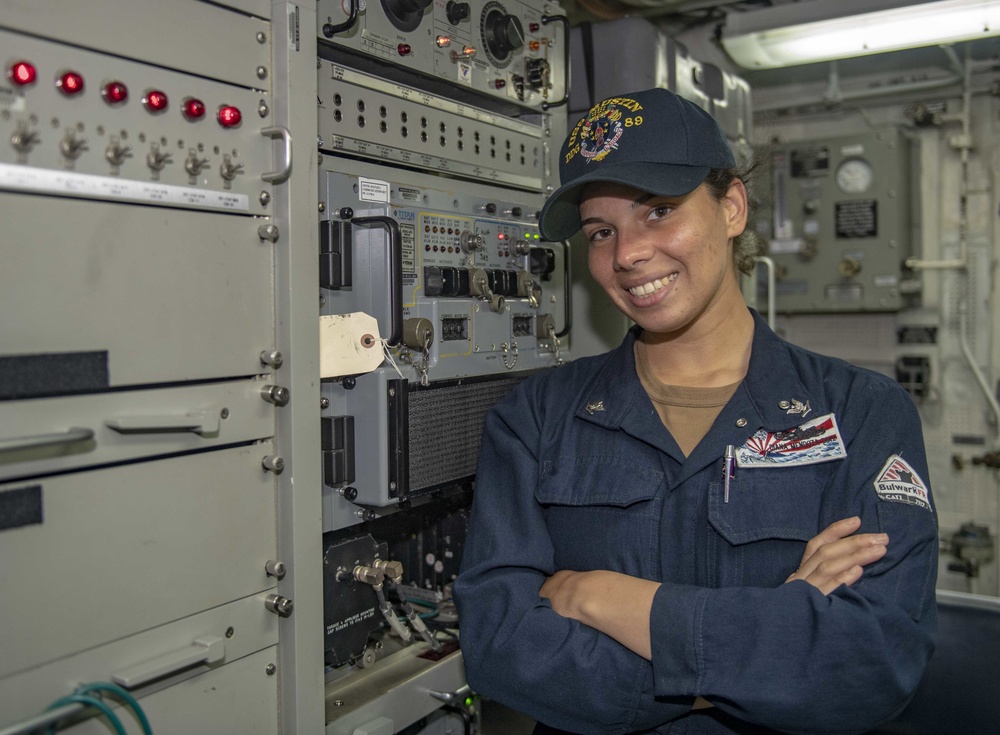 Environmental portrait aboard USS Mustin