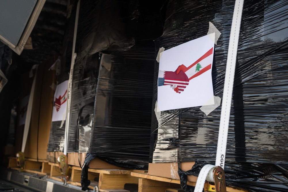 U.S. and Qatar deliver humanitarian aid to Lebanon